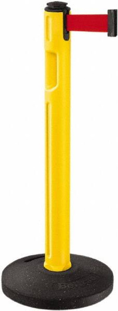 Lavi Industries 80-5000R/YL/RD Stanchion: 38-1/4" High, Dome Base