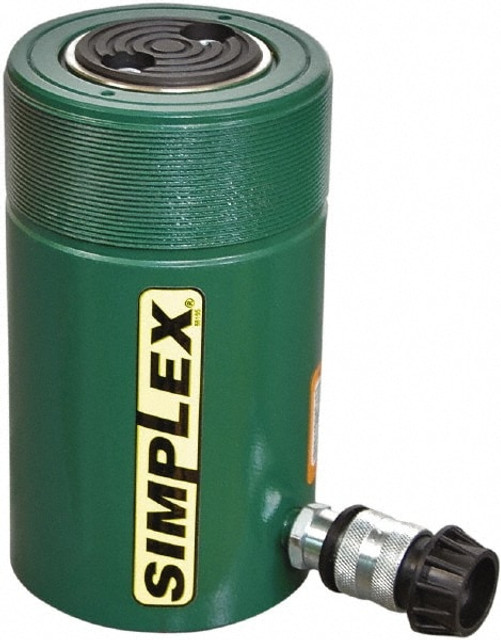 TK Simplex R554 Portable Hydraulic Cylinder: Single Acting, 44.16 cu in Oil Capacity