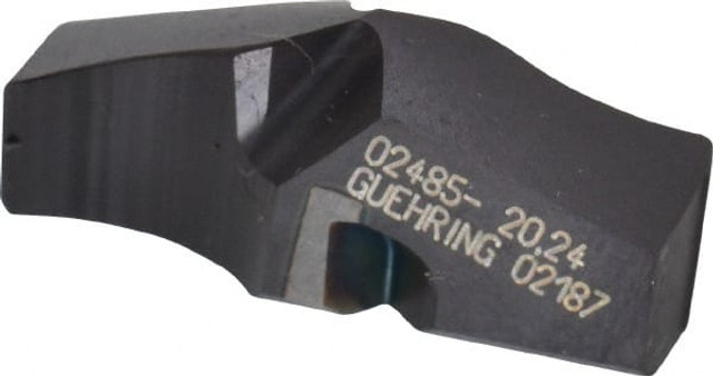 Guhring 9024850202400 Replaceable Drill Tip: 2485 51/64" 140D FIREX, 0.7969"/20.24 mm Dia, 140 deg Point, Grade FIREX