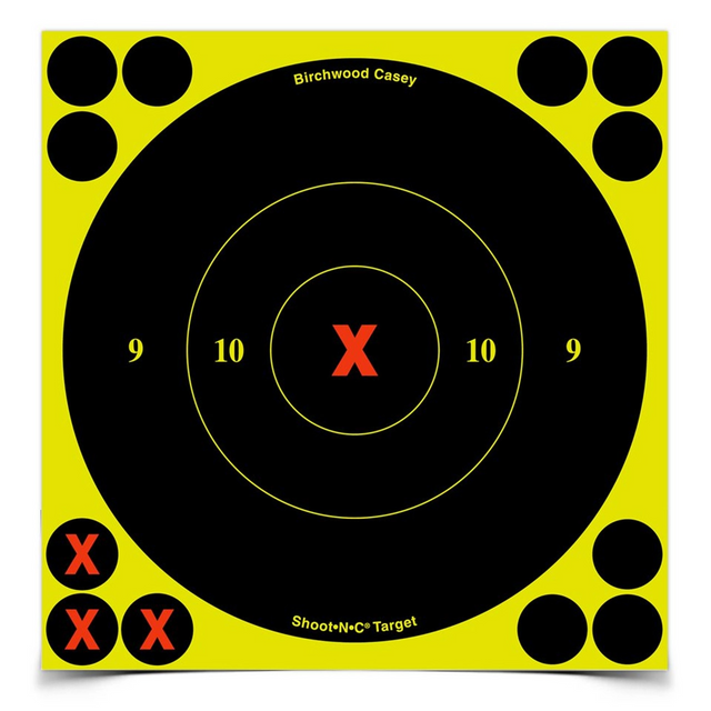 Birchwood Casey BC-34560 Shoot-N-C 6 Inch X-Bull's-Eye, 60 Targets - 720 Pasters