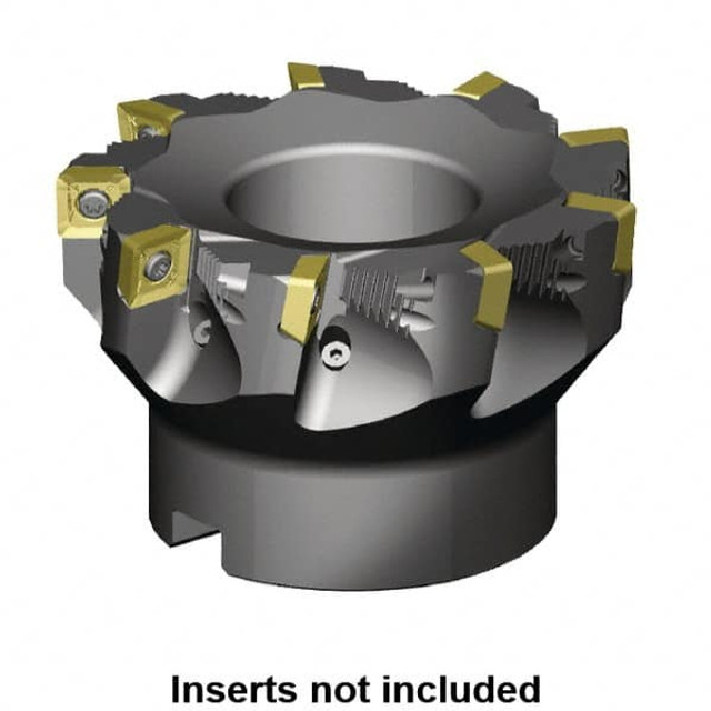 Kennametal 3120267 80mm Cut Diam, 27mm Arbor Hole, 11mm Max Depth of Cut, 88.5° Indexable Chamfer & Angle Face Mill
