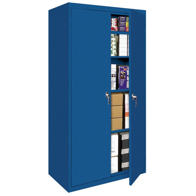 Steel Cabinets USA FS-36MAG3-N Storage Cabinets; Cabinet Type: Lockable Welded Storage Cabinet ; Cabinet Material: Steel ; Cabinet Door Style: Flush ; Locking Mechanism: Keyed ; Assembled: Yes ; Mounting Location: Free Standing