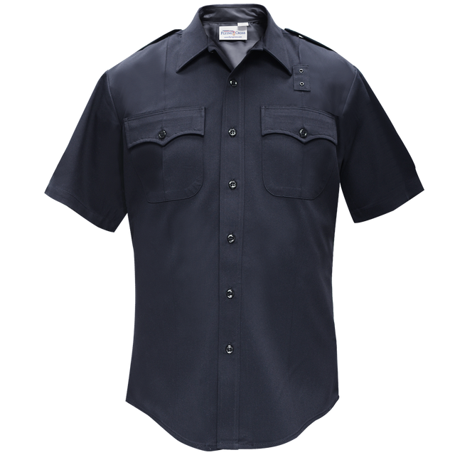 Flying Cross 98R39 86 LARGE N/A Deluxe Tactical Short Sleeve Shirt w/ Com Ports - LAPD Navy