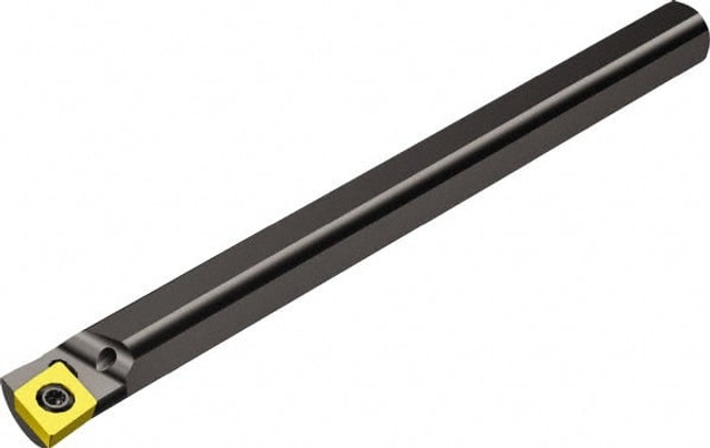 Sandvik Coromant 5722381 Indexable Boring Bar: A25T-SCLCL12, 32 mm Min Bore Dia, Left Hand Cut, 25 mm Shank Dia, -5 ° Lead Angle, Steel