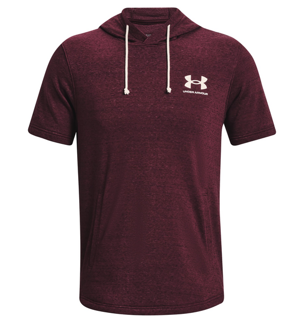 Under Armour 1370396601XS UA Rival Terry Short Sleeve Hoodie