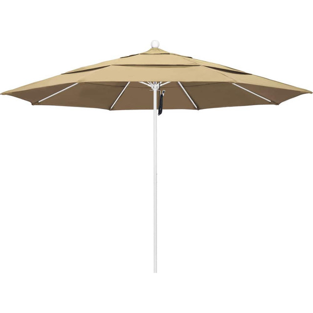 California Umbrella 194061619483 Patio Umbrellas; Fabric Color: Beige ; Base Included: No ; Fade Resistant: Yes ; Diameter (Feet): 11 ; Canopy Fabric: Pacifica