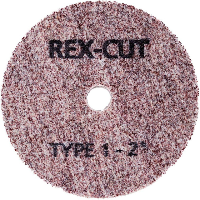 Rex Cut Abrasives 126445 Deburring Wheels; Wheel Diameter (Inch): 2 ; Face Width (Inch): 1/4 ; Center Hole Size (Inch): 1/4 ; Abrasive Material: Aluminum Oxide ; Grade: Fine ; Wheel Type: Type 1