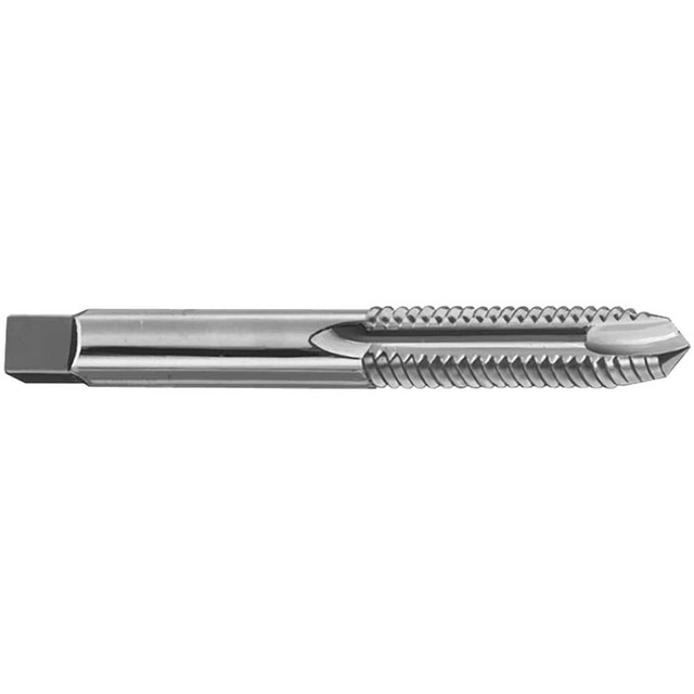 Regal Cutting Tools 008090AS74 Spiral Point Tap: #4-40, UNC, 2 Flutes, Plug, 2B & 3B, High Speed Steel, Chrome Finish