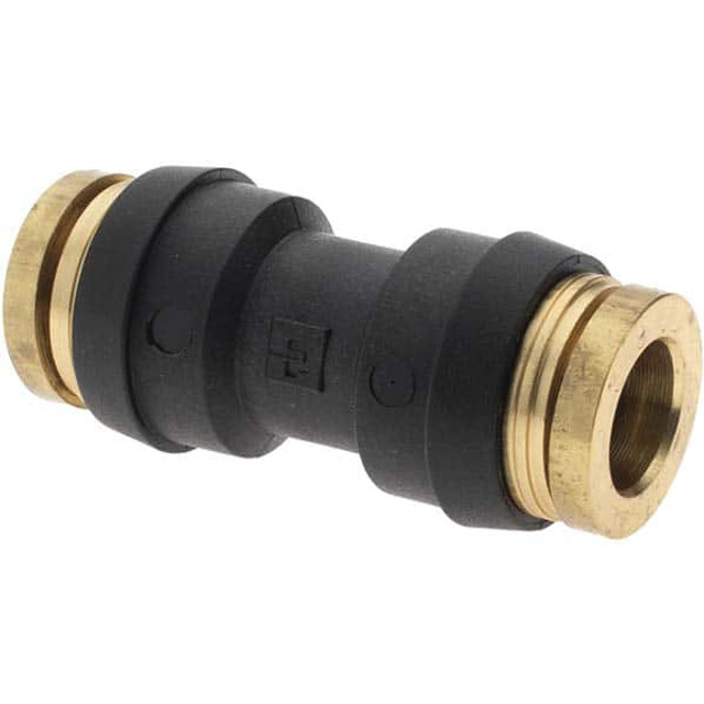 Parker PF-00041 Push-To-Connect Tube to Tube Tube Fitting: Union, 3/8" OD