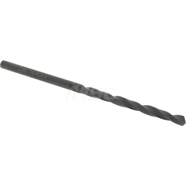 Hertel C.402.0280 Jobber Drill: 2.80 mm Dia, 118 deg Point, High Speed Steel