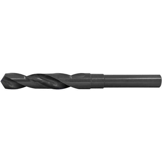 Cle-Force C68642 Reduced Shank Drill Bit: 43/64'' Dia, 1/2'' Shank Dia, 118 0, High Speed Steel