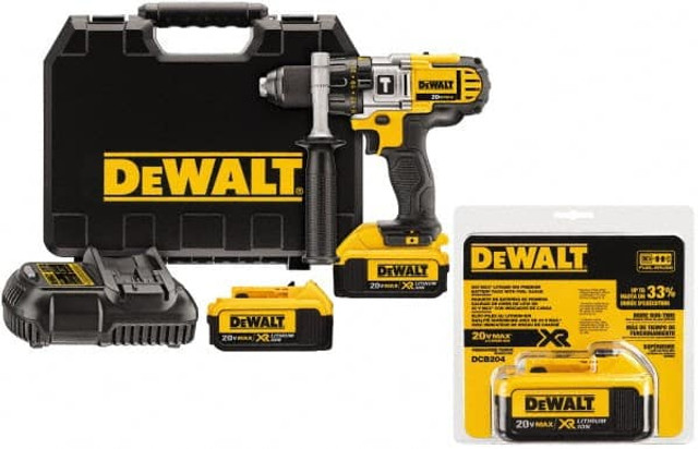 DeWALT 4501719/4304612 Cordless Hammer Drill: 1/2" Chuck, 2,000 RPM