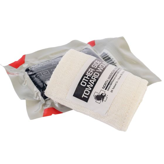 North American Rescue 30-0179 Emergency Trauma Dressing - 4'' Mini