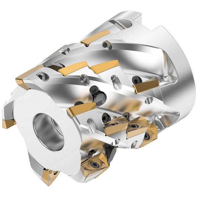 Kennametal 3732937 2-1/2" Cut Diam, 1" Arbor Hole Diam, 1.57" Max Depth, Indexable Square-Shoulder Face Mill