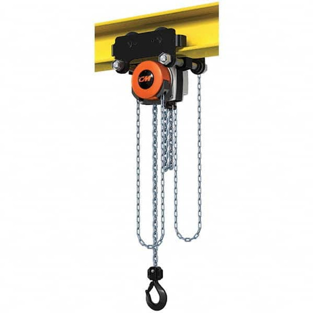 CM HU2000GA30 4,409 Lb Capacity, 30' Lift Height, Manual Chain Hoist