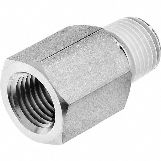 USA Industrials ZUSA-PF-4808 Pipe Adapter: 3/8" Fitting, 316 Stainless Steel