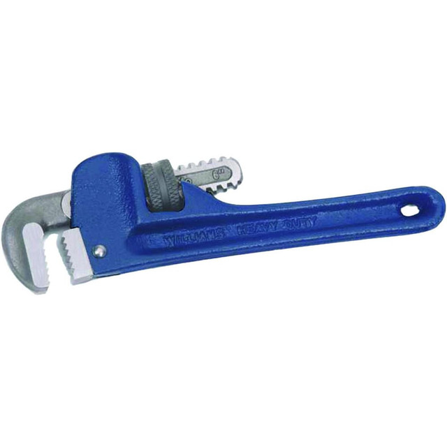 Williams JHW13522 Pipe Wrenches; Wrench Type: Heavy-Duty Pipe ; Minimum Pipe Capacity (Inch): 1/8 ; Maximum Pipe Capacity (Inch): 2-1/8 ; Overall Length (Inch): 12 ; Material: Cast Iron ; Jaw Texture: Smooth; Serrated
