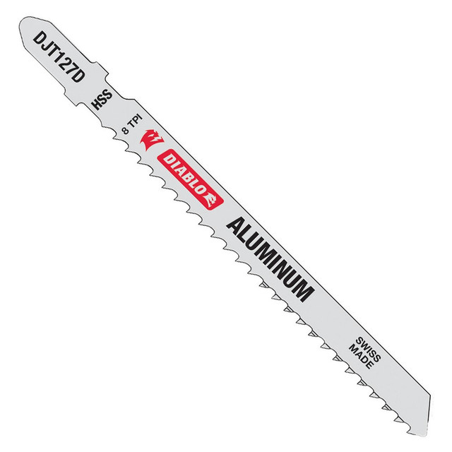 DIABLO DJT127D5 Jig Saw Blades; Blade Material: High Speed Steel ; Blade Length (Inch): 4 ; Blade Width (Decimal Inch): 6.6900 ; Blade Thickness (Decimal Inch): 0.0400 ; Shank Type: T-Shank ; Cutting Edge Style: Toothed