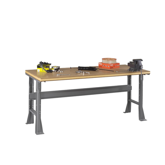 Tennsco WB-1-3072C-MGY Stationary Workbench: Medium Gray