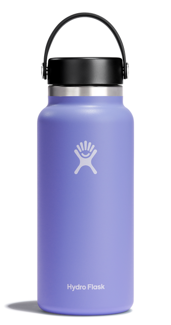 Hydro Flask W32BTS474 Wide Mouth Insulated Water Bottle w/ Flex Cap Hydro Flask W32BTS474 Wide Mouth Insulated Water Bottle w/ Flex Cap