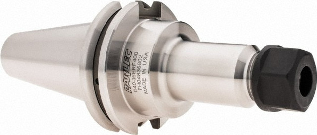 Parlec C40-16ERF400 Collet Chuck: 0.5 to 10 mm Capacity, ER Collet, Taper Shank