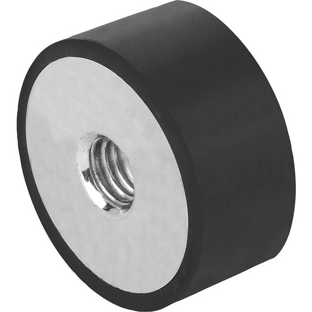 KIPP K0573.01502055 Vibration Isolators; Isolator Type: Standard Deflection ; Insert Material: Steel ; Isolator Material: Natural Rubber ; Maximum Load Capacity: 25.40 ; Top Diameter: 15.00 ; Bottom Diameter: 15