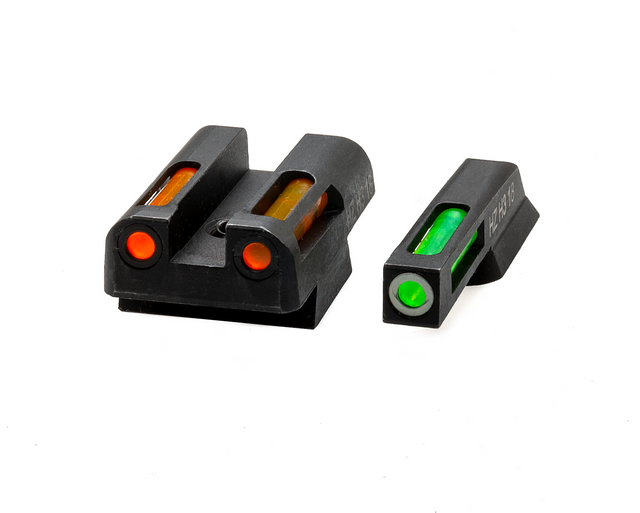 HIVIZ Shooting Systems CZN421 LiteWave H3 Tritium/Litepipe Sight Set for CZ 75, 85