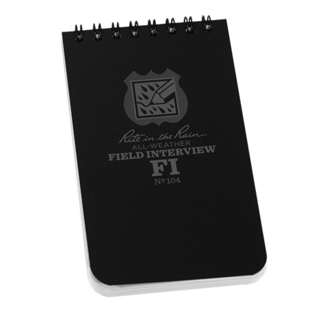 Rite in the Rain 104 Field Interview Notebook (3'' x 5'')