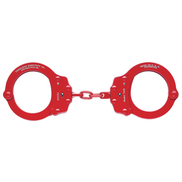 Peerless Handcuff Company 4712R-10 Model 750C Chain Link Handcuff - Color Finish Peerless Handcuff Company 4712R-10 Model 750C Chain Link Handcuff - Color Finish