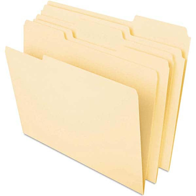 UNIVERSAL UNV16420 File Folders with Top Tab: Legal, Manila, 50/Pack