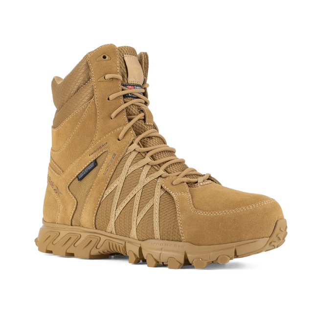 Reebok RB3461-W-08.5 Trailgrip Tactical 8'' Waterproof Insulated Boot w/ Composite Toe - Coyote