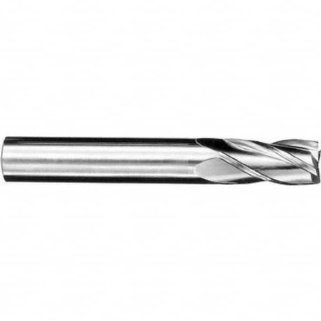 SGS 93310 Square End Mill:  0.3125" Dia, 0.8125" LOC, 0.3125" Shank Dia, 2.5" OAL, 4 Flutes, Solid Carbide