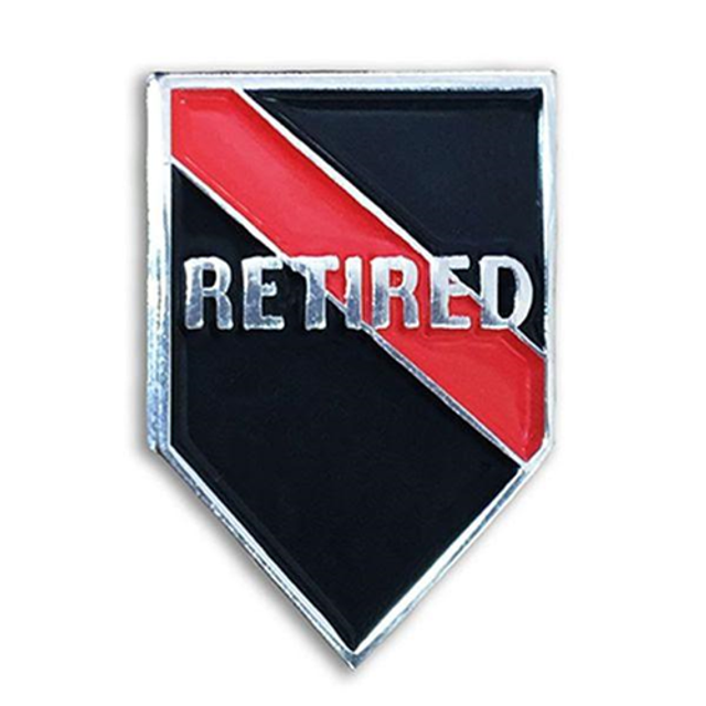 Thin Blue Line RETPIN-RED Retired Pin - Thin Red Line, Individual