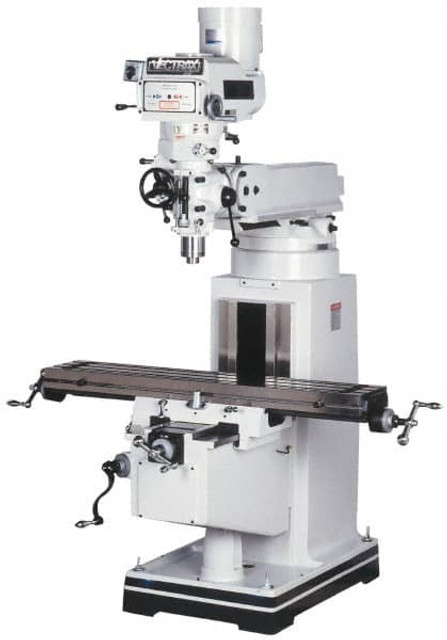 Vectrax GS20VS   W/NT40 10" x 54" Knee Milling Machine: 5 hp, Variable Speed Pulley, 3 Phase