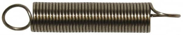 Gardner Spring GE0360-0554000S Extension Spring: 0.36" OD, 6.1" Extended Length, 0.055" Wire Dia