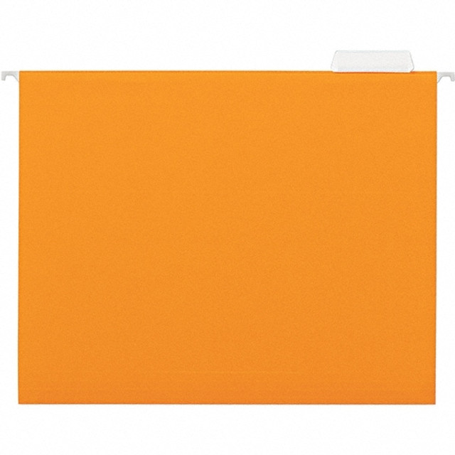 UNIVERSAL UNV14122 Hanging File Folder: Letter, Orange, 25/Pack