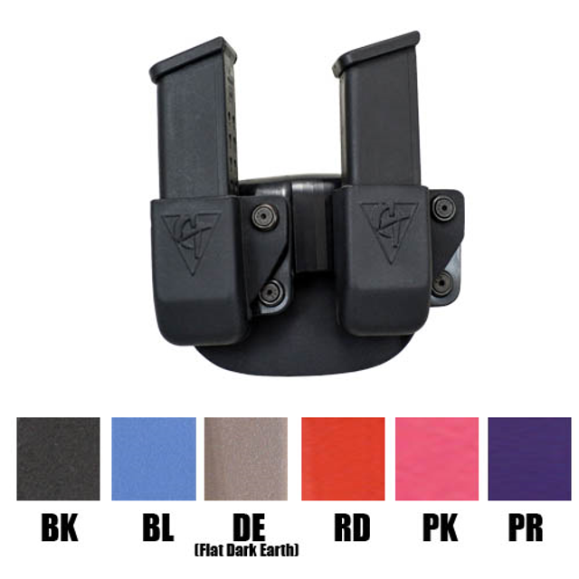 Comp-Tac C62401000LBKN Twin Magazine Pouch W/ Paddle Attachment Comp-Tac C62401000LBKN Twin Magazine Pouch W/ Paddle Attachment