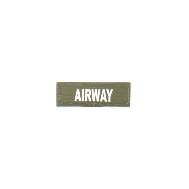 Eleven 10 E10-7003-AIRWAY-RGR/GLO 1x3 Med Name Tape Patch Eleven 10 E10-7003-AIRWAY-RGR/GLO 1x3 Med Name Tape Patch
