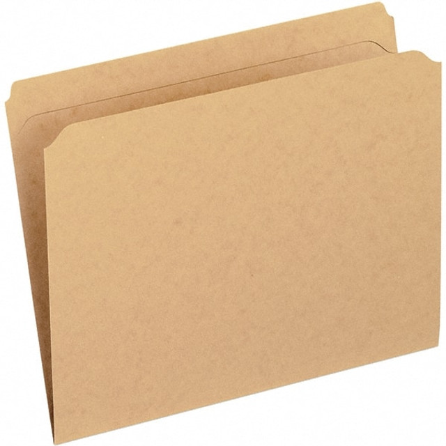 Pendaflex PFXRK152 File Folders with Top Tab: Letter, Brown, 100/Pack