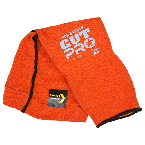MCR Safety 9174O 14 Orange Kevlar Sleeve w elbow gusset