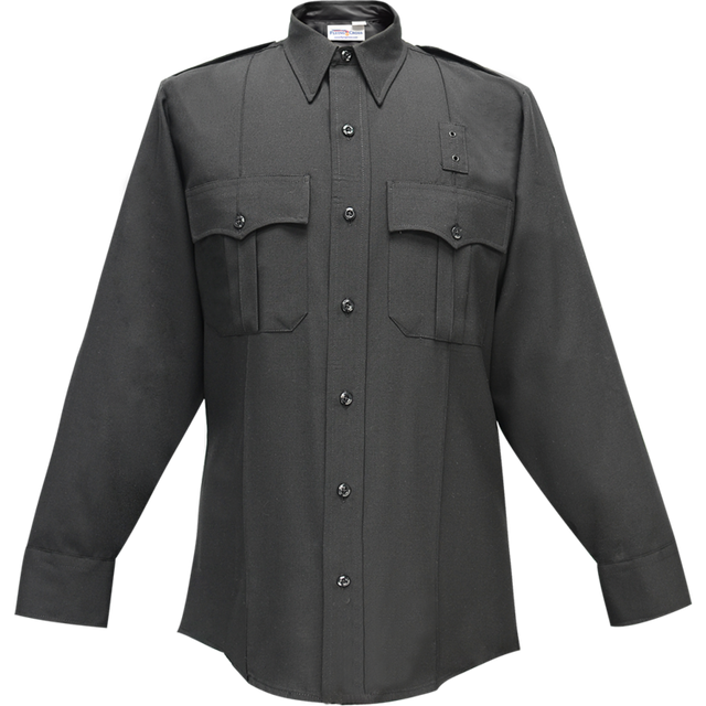 Flying Cross 05W84 10 21.0/21.5 36/37 Justice Long Sleeve Shirt w/ Pleated Pockets