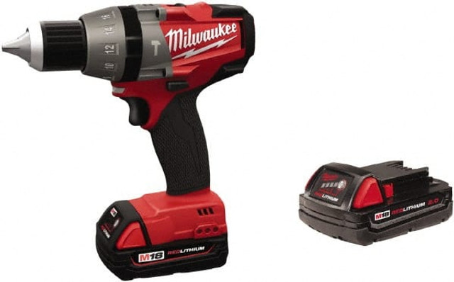 Milwaukee Tool 4545637/4337720 Cordless Hammer Drill: 1/2" Chuck, 0 to 31,450 BPM