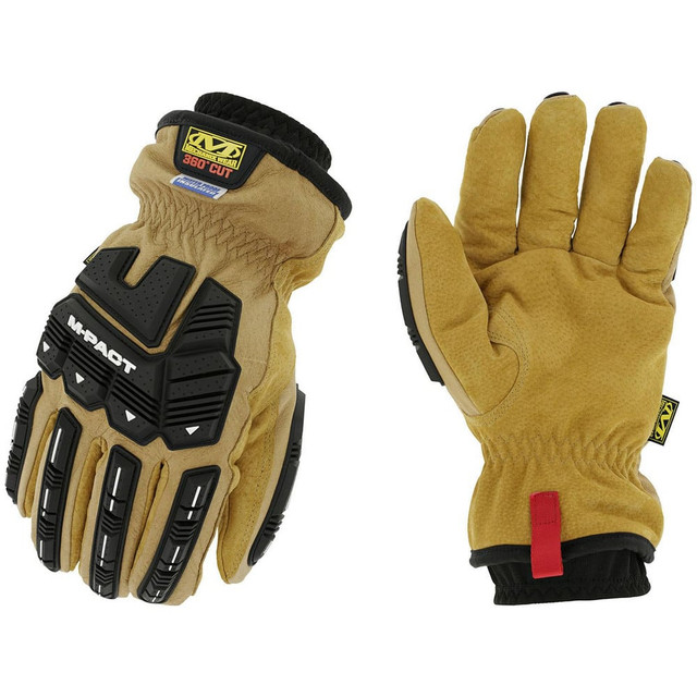 Mechanix Wear LDMP-XW75-012 Cut & Puncture Resistant Gloves; Glove Type: Cut-Resistant; Impact-Resistant ; Primary Material: Leather ; Women's Size: X-Large ; Men's Size: 2X-Large ; Color: Black; Brown ; Lining Material: HPPE