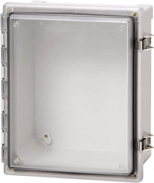 Fibox AR865CHSCT Standard Electrical Enclosure: Polycarbonate, NEMA 12, 13, 4, 4X, 6 & 6P