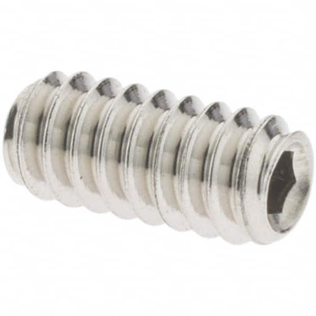 Value Collection 93911 Set Screw: #6-32 x 5/16", Cup Point, Stainless Steel, Grade 18-8