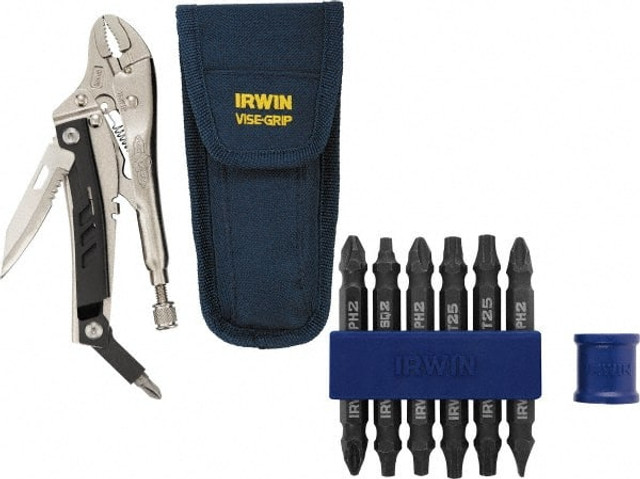 Irwin 4707629/4408670 Locking Plier: 1.25'' Jaw Capacity, Curved Jaw