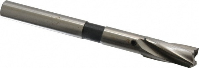 Cleveland C46429 7/16" Diam, 3/8" Shank, Diam, 3 Flutes, Straight Shank, Interchangeable Pilot Counterbore