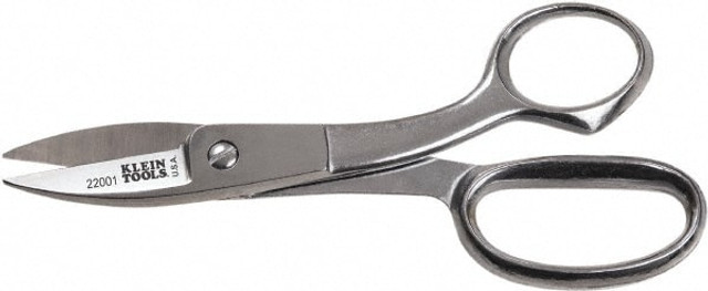 Klein Tools 22001 Shears: 8" OAL, 2" LOC, Forged Steel Blades