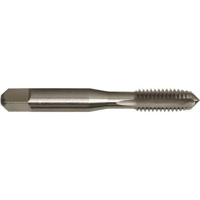 Greenfield Threading 301577 Straight Flute Tap: #8-32 UNC, 2 Flutes, Plug, 2B Class of Fit, High Speed Steel, Bright/Uncoated