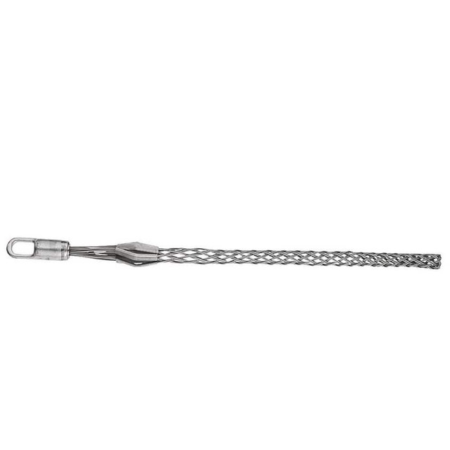 Klein Tools KPS050-2 Wire Pulling Grips; Tool Type: Pulling Grip ; Material: Steel ; Eye Type: Rotating Eye ; Minimum Compatible Cable Diameter: 0.50in ; Maximum Compatible Cable Diameter: 0.61in ; Mesh Length (Inch): 16in